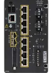 Cisco Catalyst IE3300 Rugged Series Cisco Catalyst  IE-3300-8T2S-E, Managed, L2, Gigabit Ethernet (10/100/1000), Rack mounting