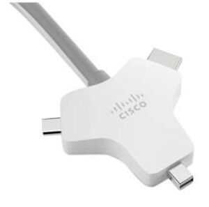 Cisco Video Cable Adapter 2.5 M  Hdmi Type A (Standard) Hdmi +  Mini Displayport + Usb Type-C Silver