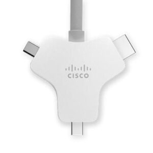 Cisco Video Cable Adapter 2.5 M  Hdmi Type A (Standard) Hdmi +  Mini Displayport + Usb Type-C Silver
