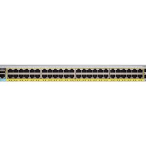 Cisco Catalyst C2960L-48PQ Managed  L2 Gigabit Ethernet  (10/100/1000) Gray 1U Power over Ethernet (PoE) Catalyst C2960L-48PQ, Managed,
