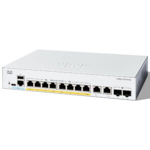 Cisco Catalyst 1200 C1200-8P-E-2G - 8-portowy przełącznik Gigabit Ethernet PoE